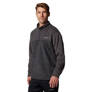 Columbia Charcoal Two-Tone Snap Pullover